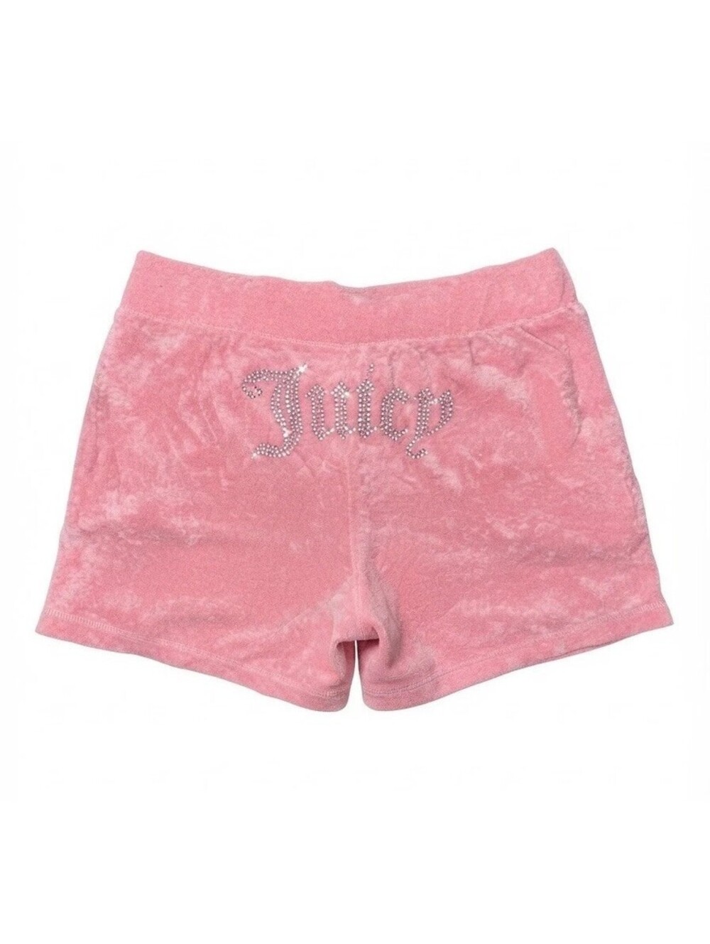 Juicy Couture Bling Terry Track Shorts - Medium - Light Pink